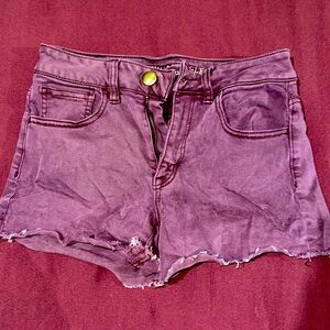 Maroon American Eagle Shorts